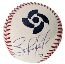 Salvador Perez Signed 2023 World Baseball Classic Baseball - QR code Beckett