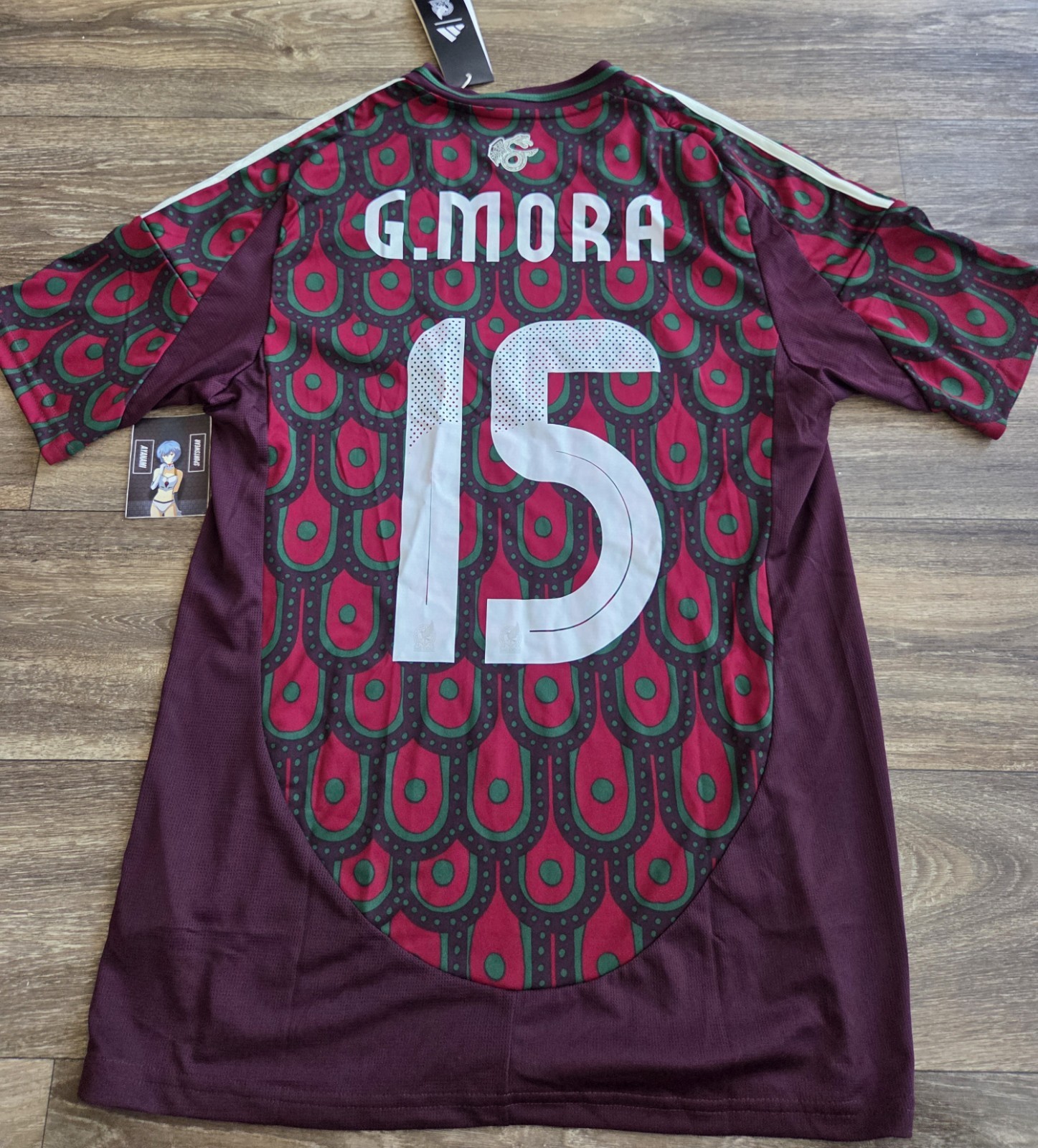 NWT Adidas Mexico 2024 Home Mora #15 Futbol Soccer Jersey Mens Sz Medium IP6377