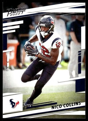 Nico Collins 2022 Panini Prestige #118 Texans NFL READ FREE SHIP AutographDen