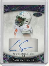 2021 SAGE ASPIRE CAMERON SAMPLE ROOKIE/RC AUTO #ASP105