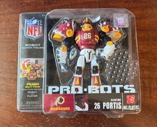NFL Clinton Portis Washington Redskins PRO-BOTS Robot Action Figure