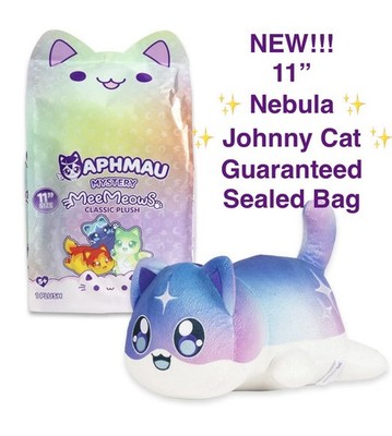 NEW!!! Aphmau MeeMeows 11” Nebula Johnny Cat (NIB, sealed