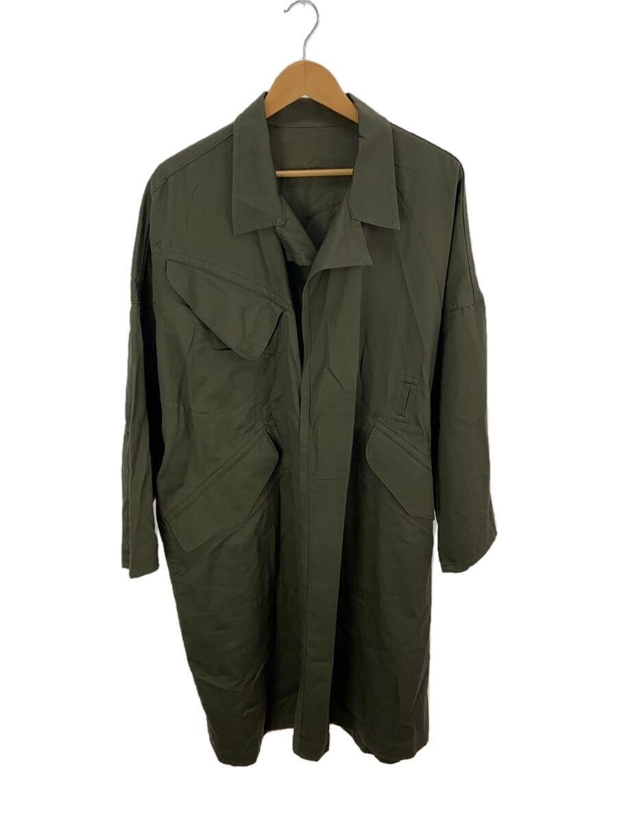 ALTRA YOHJI YAMAMOTO altro cappotto 1 cotone kaki tinta unita