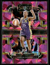 Aari McDonald 2024 Panini Select WNBA #91 Prizms Pink Ice Los Angeles Sparks