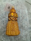 Christopher Radko Fancy Fringe Glass Glitter Bell Christmas Ornament Hanging — photo 2