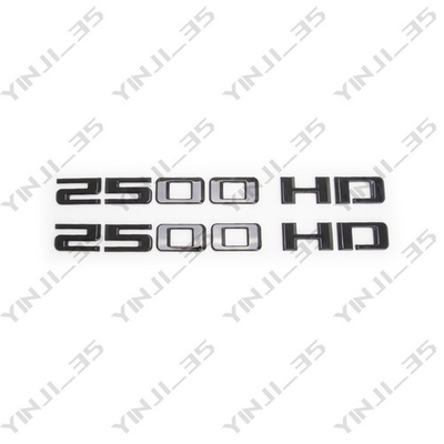 #ad 2PC Gloss Black 2500 HD Emblem Nameplate 2019 2026 Silverado 2500HD $29.99