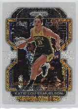 2022 Panini Prizm WNBA White Sparkle Prizm Katie Lou Samuelson #18 0q5k