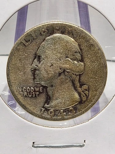 1943-P Washington Quarter Raw good (Details)