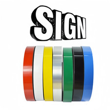 330ft 4cm-8cm Flat Trim Trimcap Strips Channel 3D Letter Bending Aluminum Coil