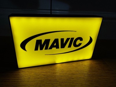 Mavic Cycling Logo Light Box - 3D gedrucktes USB LED Schild für Fahrradliebhaber