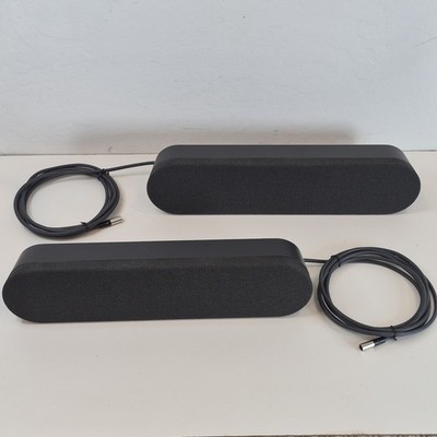 Logitech Rally Speakers V-U0048 PAIR L/R Genuine OEM 960-001230 Tested - MINT