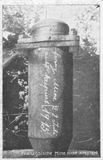 Reserve-Infanterie-Regiment 247, Französische Mine, Feldpostkarte, Militär