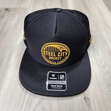 Pittsburgh Penguins Hat Men's OS Fanatics Snap Back New