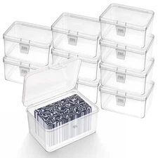 Clear Playing Card Case, 4.7 X 3.34 X 2.55in Plastic Game Storage Box