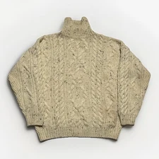 Peregrine Mens Wool Cable Knit Sweater 23x26