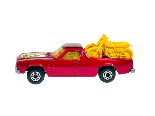 Matchbox Lesney Superfast MB60 Holden Pick-up Yellow Motorcycles w/J Style Box - Picture 2 of 12