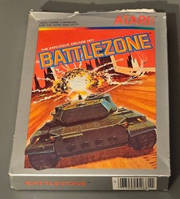 Battlezone Atari 2600/7800/2600+/7800+ Complete CIB TESTED WORKS