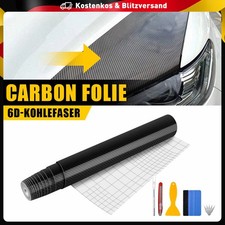 6D Carbon Folie Blasenfrei Autofolie Glanz Schwarz KFZ Klebe Folie 300x30cm NEU 6D Carbon Folie Blasenfrei Autofolie Glanz Schwarz KFZ Klebe Folie 300x30cm NEU