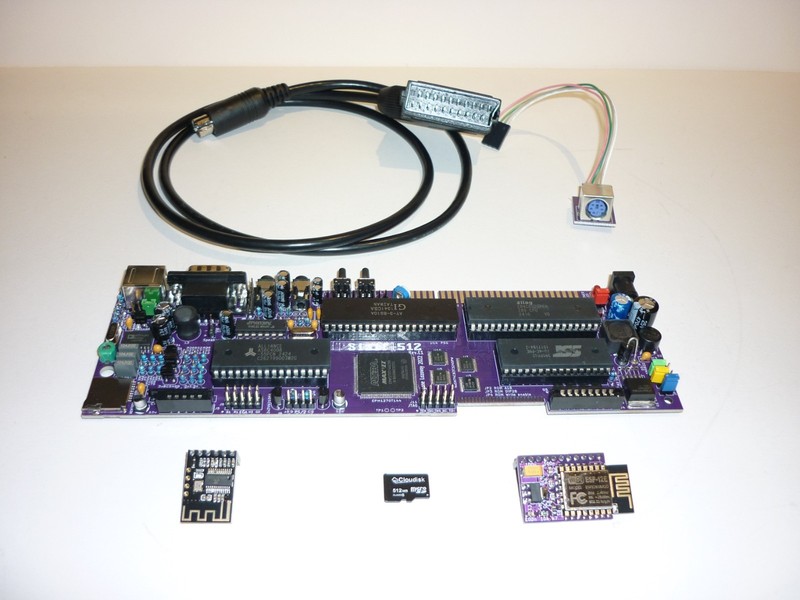 ZX Spectrum Clone - ZX Sizif-512 - E1 - With WiFi and Bluetooth Modules