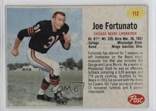 1962 Post Joe Fortunato #112 0ji1