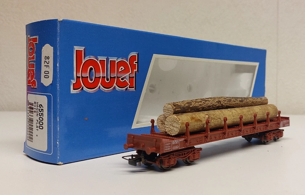 Ancien Wagon De Train Électrique Jouef – Marchandises HJS6203 – Boîte D'Origine