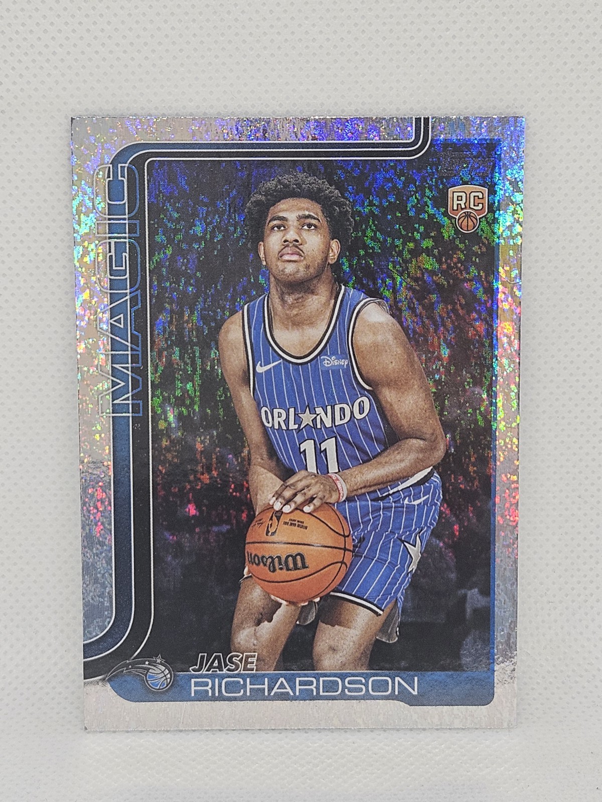 2025-26 Topps HOLO FOIL #225 Jase Richardson RC Orlando Magic