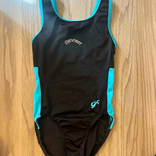 GK Gymnastics Leotard Rhinestone AXS Only A Few Missing Rhinestones