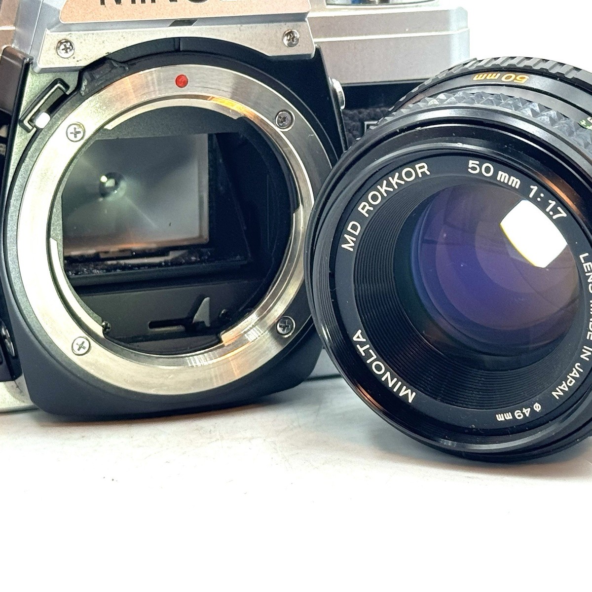 US DDP[N Mint] Minolta X-700 MPS Silver 35mm SRL Film Camera + MD