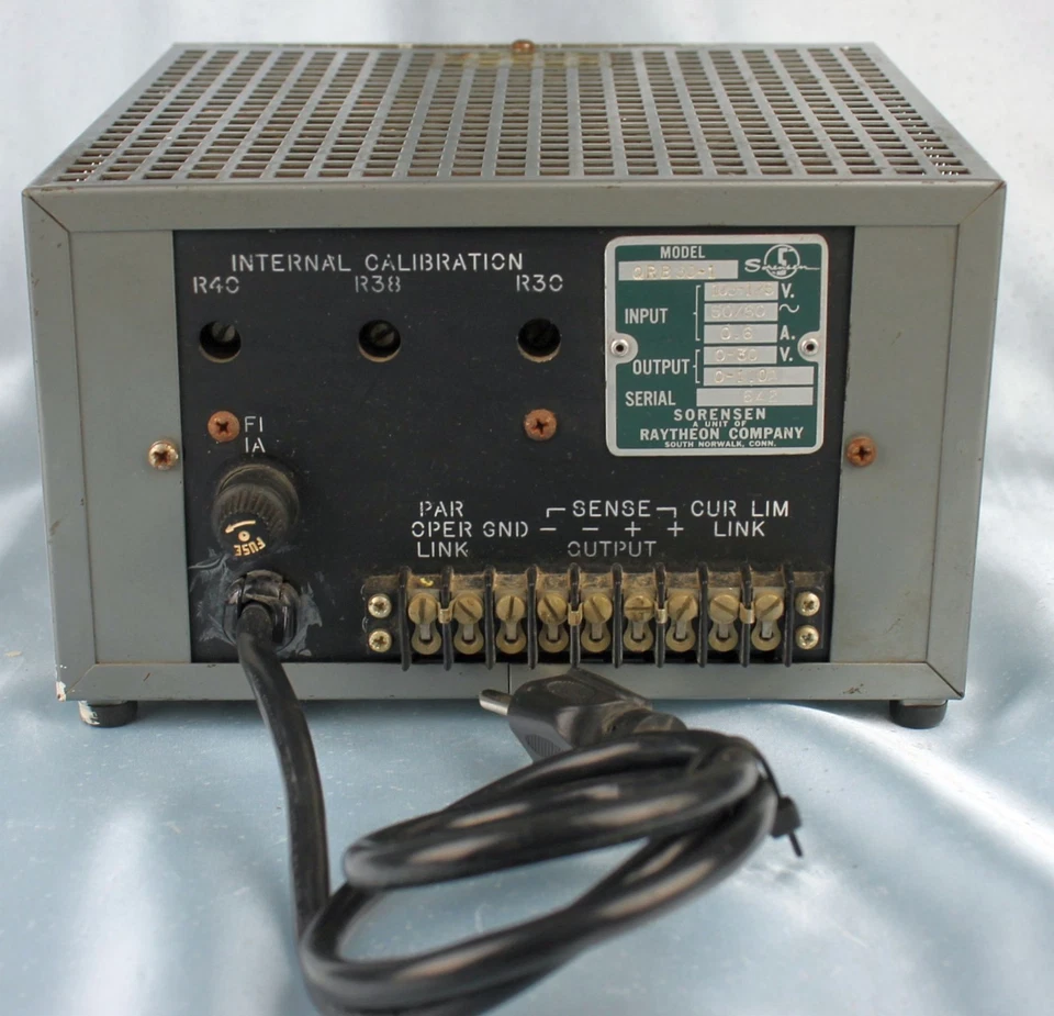 Sorensen Q Nobatron QRB 30-1 DC Power Supply 0-30VDC, 0-1.0A ~ TESTED - Image 3 of 4