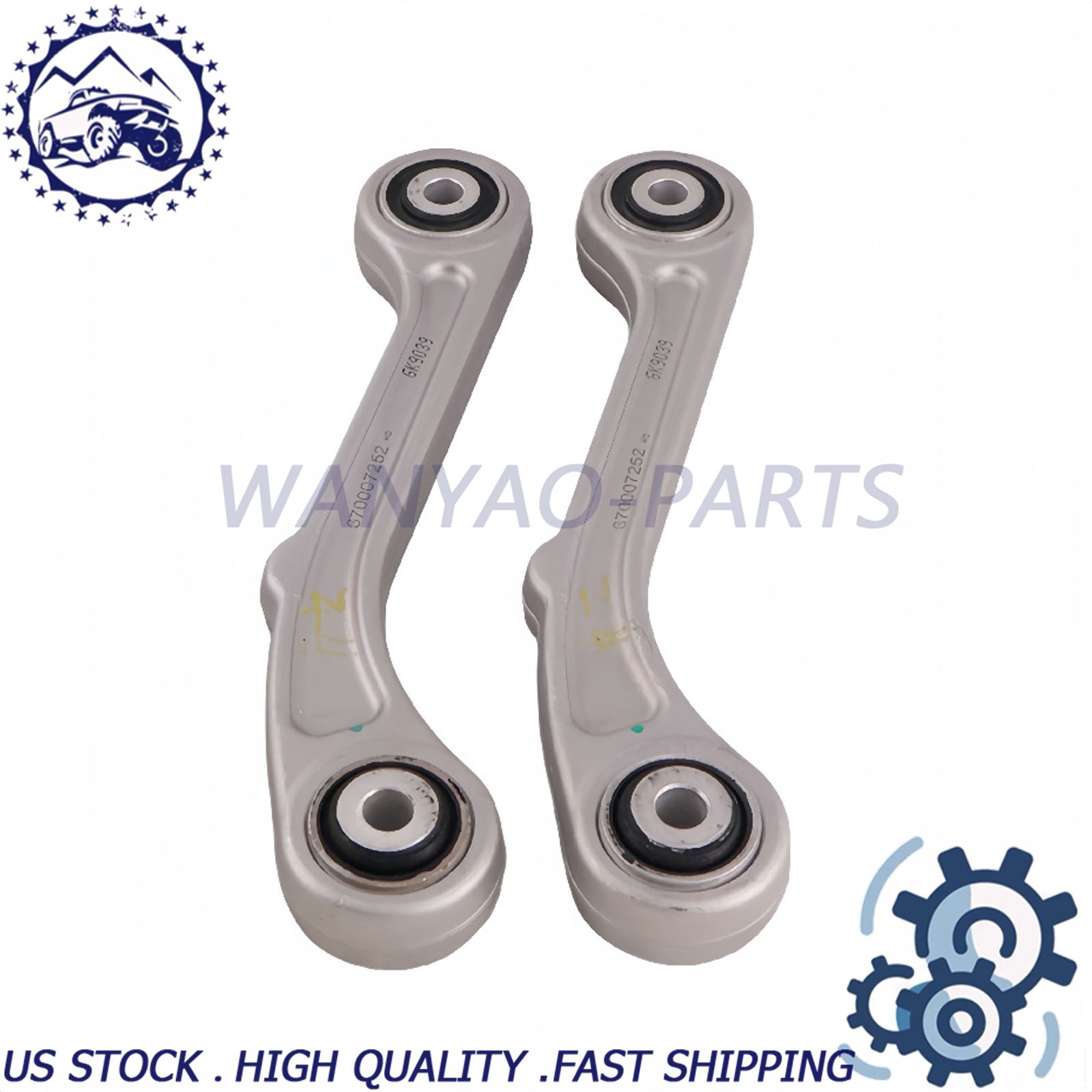 For Maserati Ghibli Quattroporte 2014+ 2X New Rear Upper/Lower Control Arms US