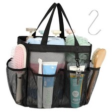 Mesh Shower Caddy Portable, Upgrade L Classic Dorm Caddy 1 Pack L Black
