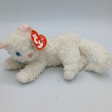 Ty Starlett Plush Beanie Babies Tag White Cat Kitten Kitty