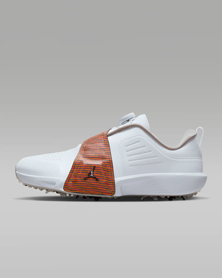 New Nike Jordan Air Rev Golf Shoes - White/ Infrared 23 (FV6338