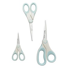 Crafting Scissors, Carbo Titanium Non-Stick, 8", 7", 5", High School, 3-Pack