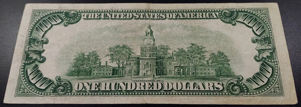 1934 D $100 Federal Reserve Note, Dallas! No pinholes! Fr# 2156 K. - Image 3 of 4