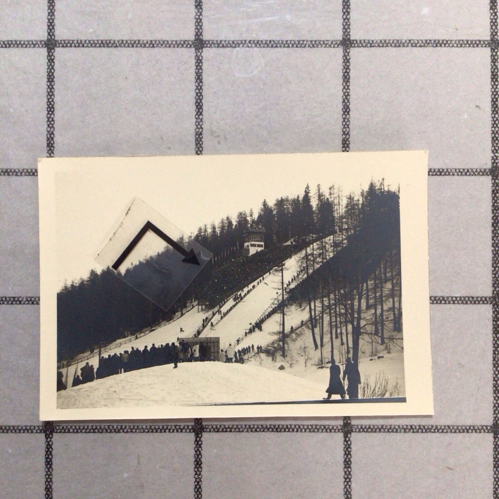 Cortina,Olimpiade,1956,Stadio,Gare,Atleti,Sci,Trampolino,animata,O943