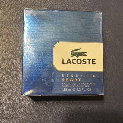 Men Lacoste Essential Sport 4.2 oz-125ml EDT Spray / NIB /Discontinued /Rare