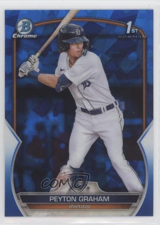 2023 Bowman Sapphire Edition Chrome Prospects Peyton Graham #BCP-57 03ox