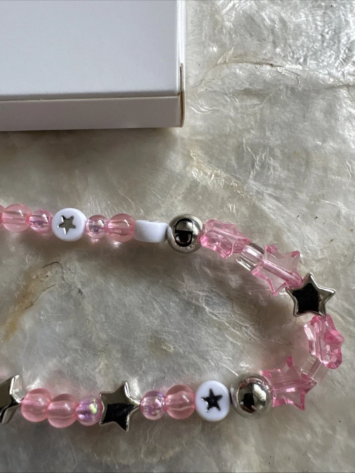 AUTHENTIC Exclusive DIOR LIPGLOW PHONE CHARM PINK AND SILVER BEADS - Image 4 of 4