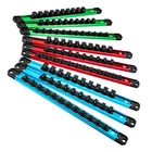 DURATECH 9PCS ALUMINUM MAGNETIC SOCKET ORGANIZER RAIL SET Socket Holder 96 Clips