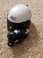 1980s Pullback Friction Motorcycle Helmet Night Hawk Rare Made Hong Kong