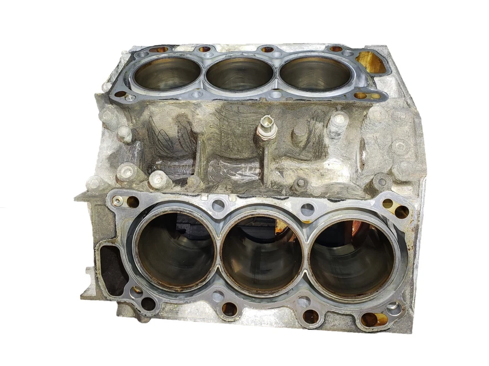 Conjunto de bloque de cilindros Honda Pilot J35A4 V6 2003-2004 fabricante original desnudo 11000-P8F-810 Foto 2 de 4