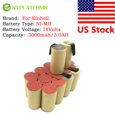 SOLDERING REQUIRED for Einhell 18V Battery CD AccuPack 18 Pro MBR180 PAS18 01015