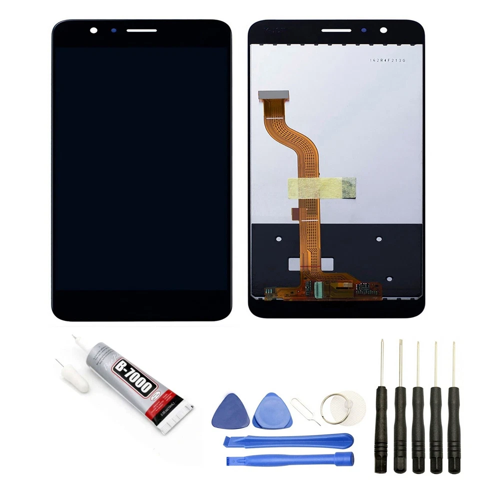VITRE TACTILE + ECRAN LCD POUR HUAWEI HONOR 8 PRO 5.7" NOIR OUTILS COLLE - Photo 1/1