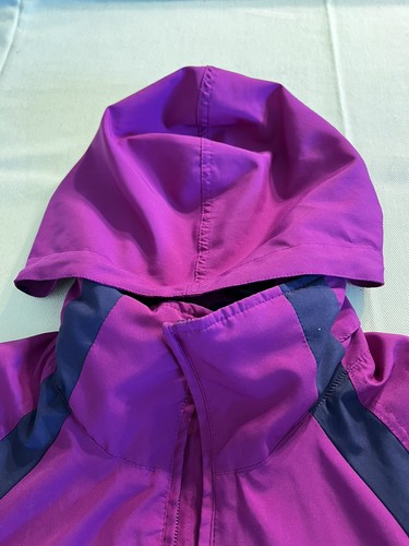 Nike Women Jacket M Purple Dri Fit Reversible Spell Out - Picture 11 of 16