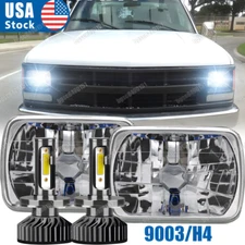 Pair 7x6" 5x7''LED Headlights HI-Lo For Chevy C1500 C2500 C3500 Suburban pickup