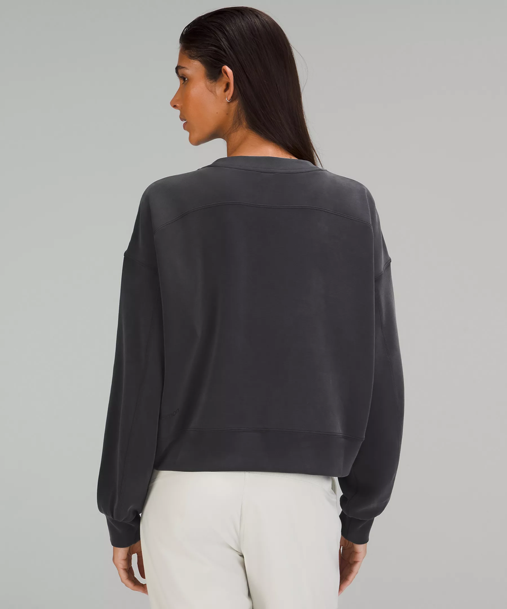 Lululemon Softstreme Perfectly Oversized Cropped Crew, New