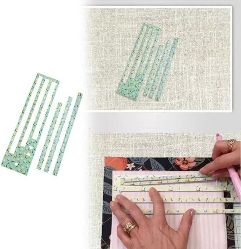 7/8/9in Zipper Pocket Template Lemon Pattern Acrylic Zip Up Making Templates - Picture 7 of 9