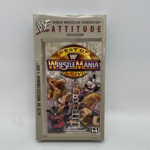 WWF Best of Wrestlemania I-XIV Attitude Collection SEALED MINT NEVER PLAYED - Foto 1 di 3