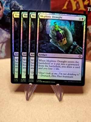 FOIL - x4 Mephitic Draught - Foil C MTG The Lost Caverns of Ixalan LP, English